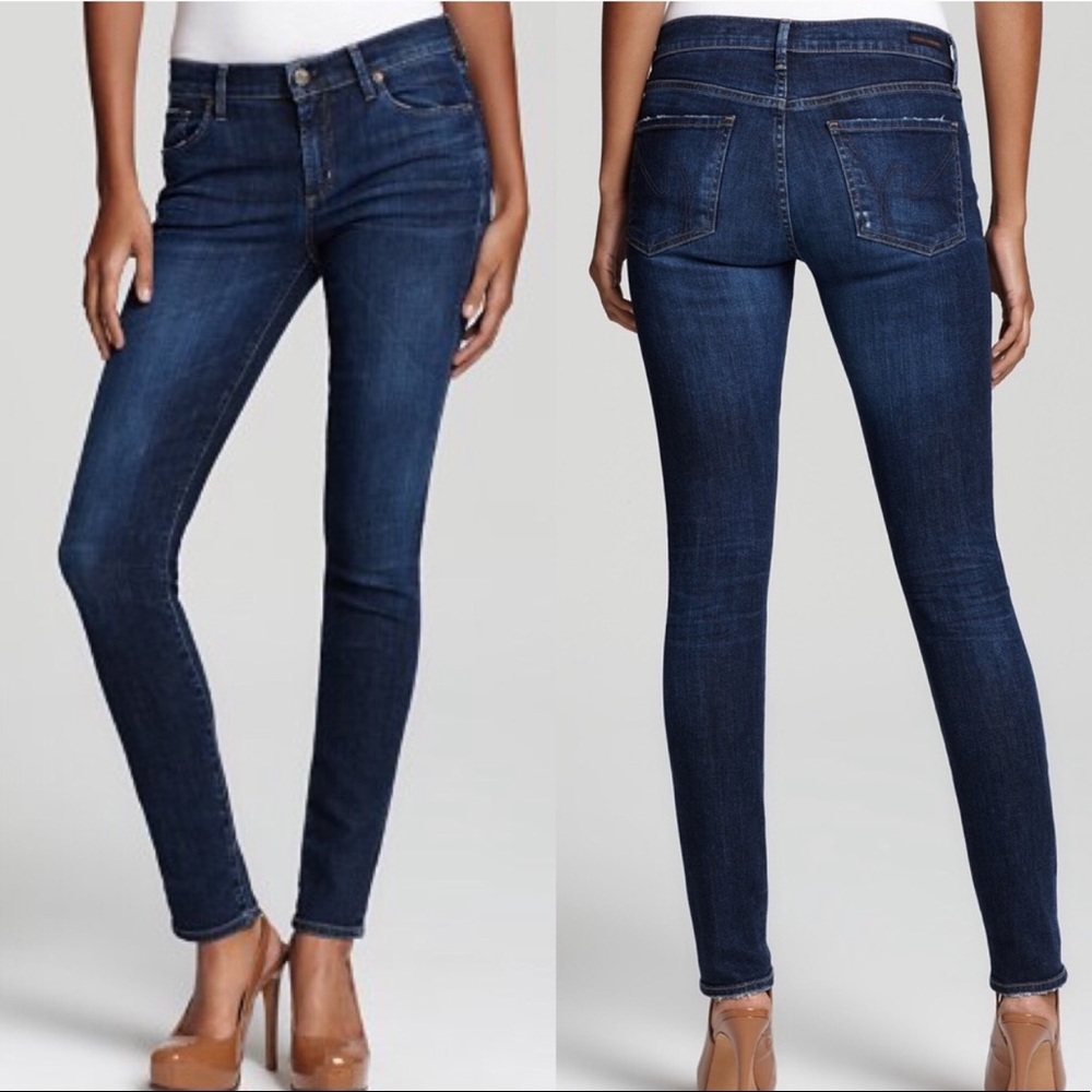 COH Blue Avedon Slick Skinny Leg Jeans